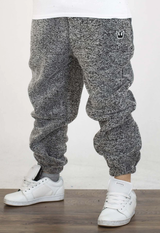 Dresy Jigga Wear Teddy Simple Crown szare