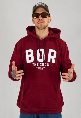 Bluza B.O.R. Biuro Ochrony Rapu Borcrew The Crew bordowa