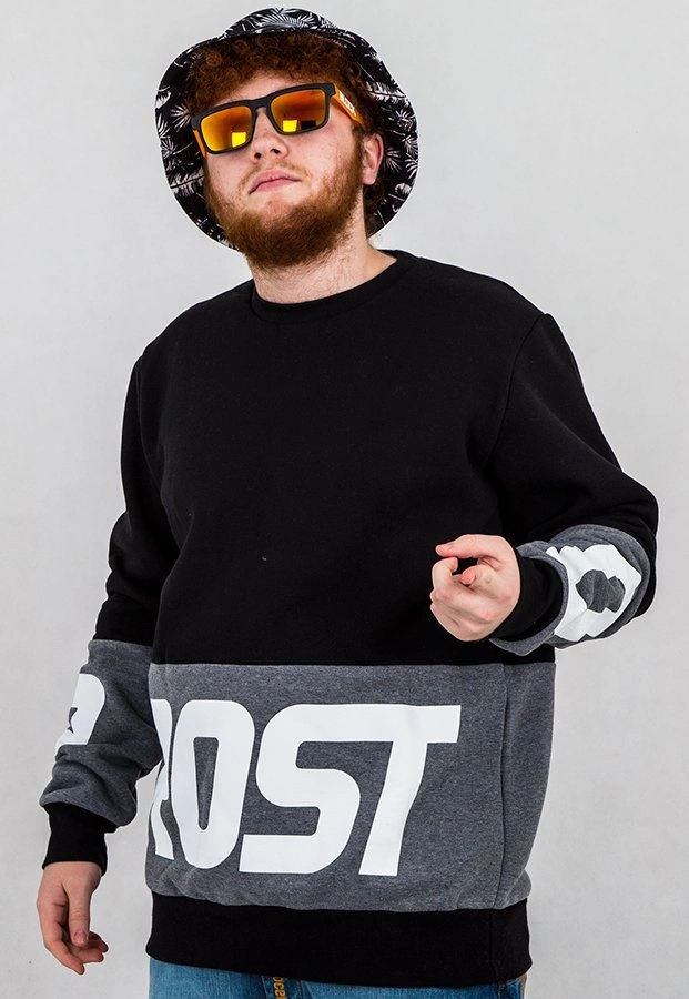 Bluza Prosto Alley czarno szara