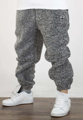 Dresy Jigga Wear Teddy Simple Crown szare