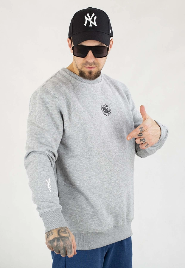 Bluza Diil Bez Kaptura Square Elasto szara