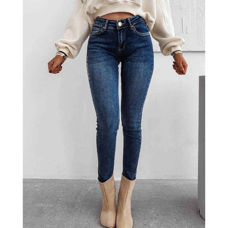 Spodnie Olavoga Noon niebieskie