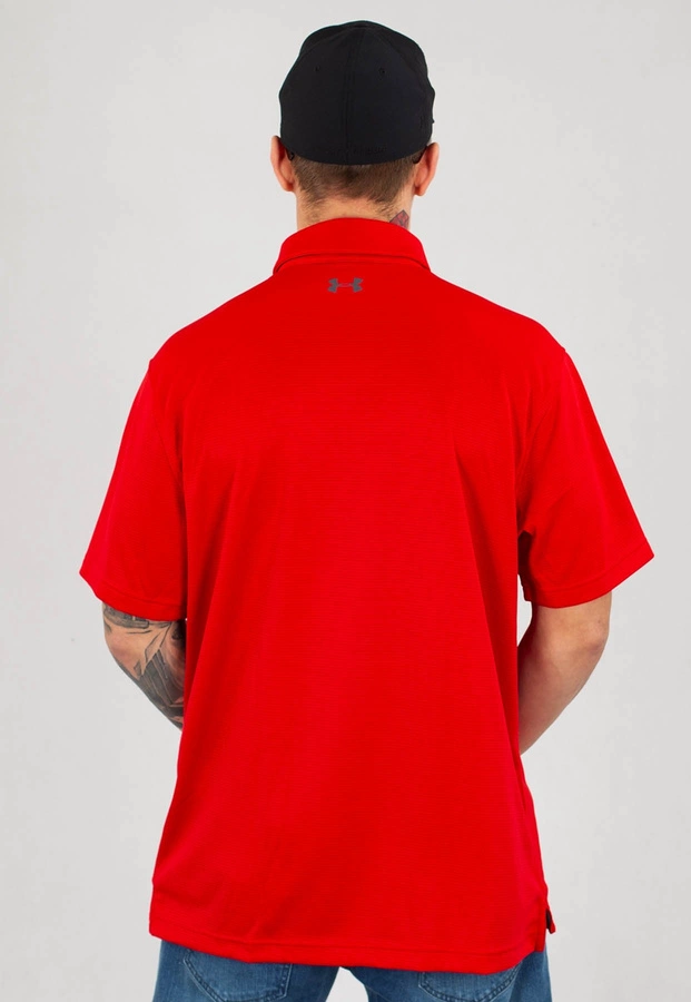 OUTLET T-shirt Polo Under Armour UAR 1290140600 Tech Polo czerwony