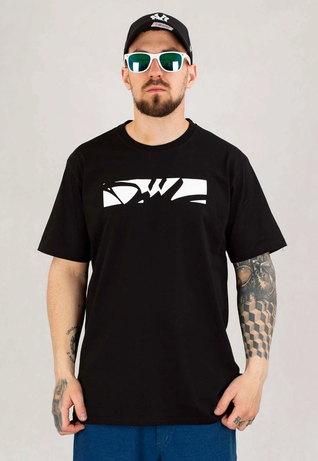 T-shirt Diil Frame czarno biały