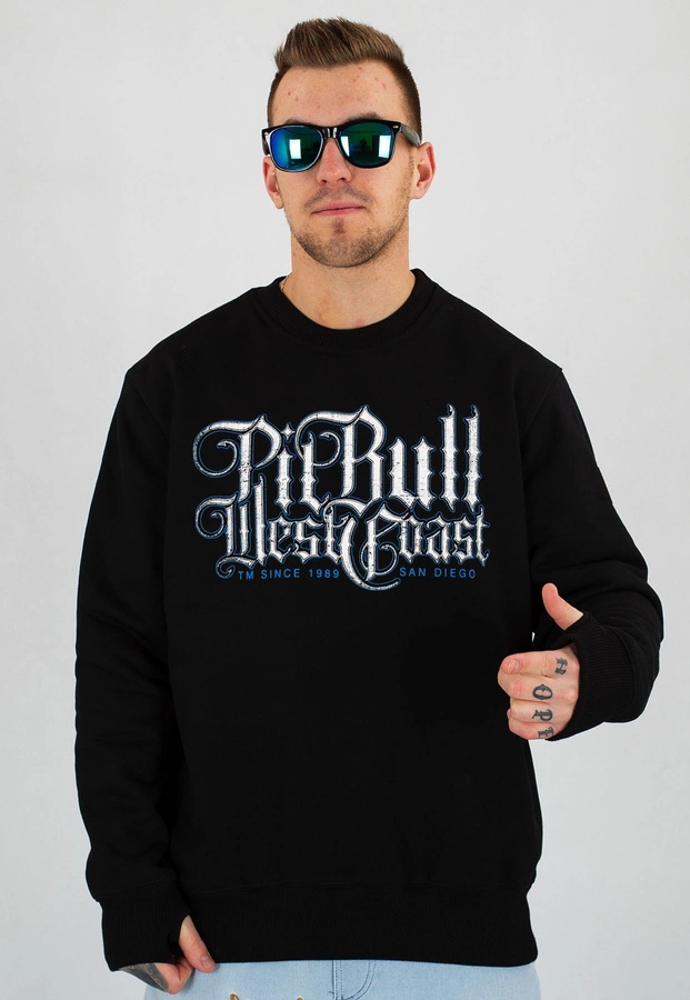 Bluza Pit Bull Skull Dog czarna