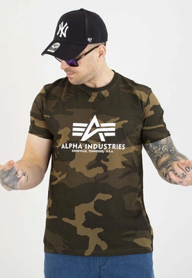 T-shirt Alpha Industries Basic 100501C oliwkowy camo