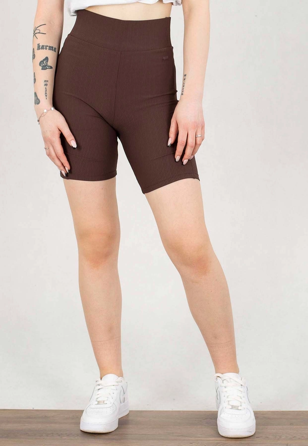 Legginsy 4F F150 ciemno brązowe