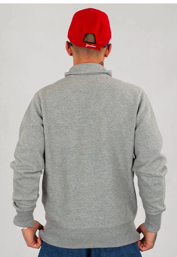 Bluza Pit Bull Premium Pique Sweatjacket Small Logo szara