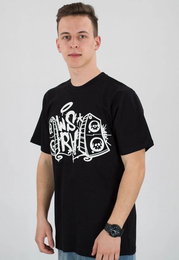T-shirt WSRH Classic Logo czarno biały