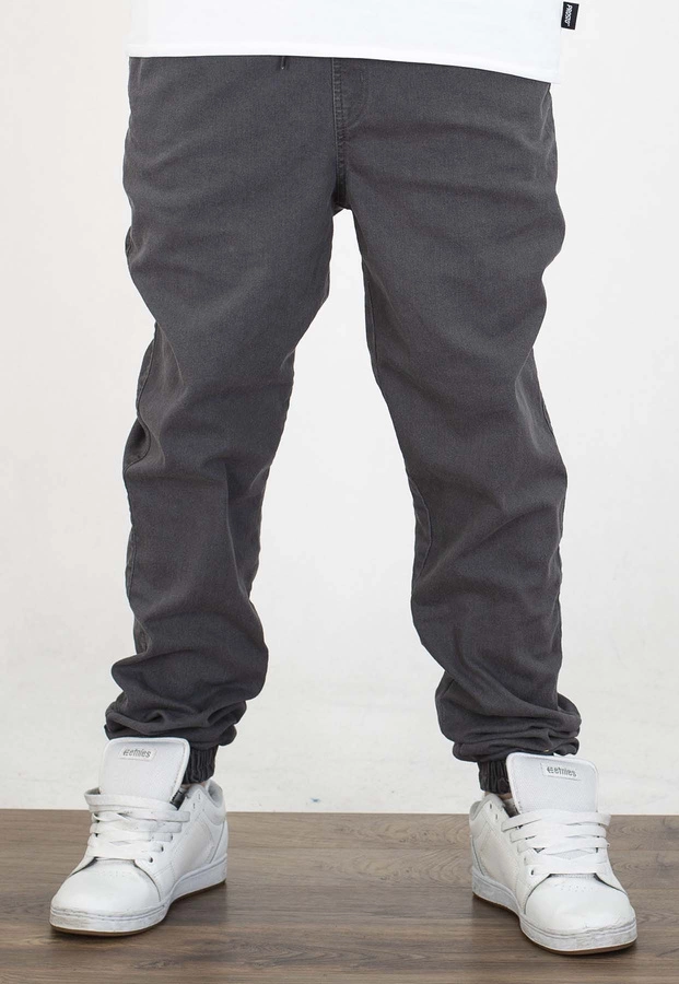 Spodnie Chada Jeans Joggery Haft szare