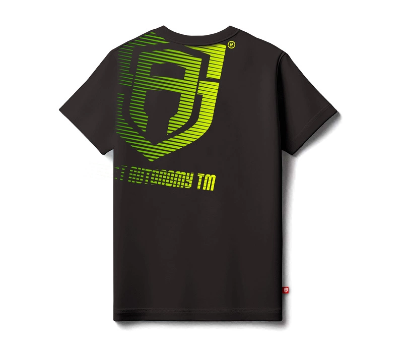 T-shirt Street Autonomy Backteam czarno zielony