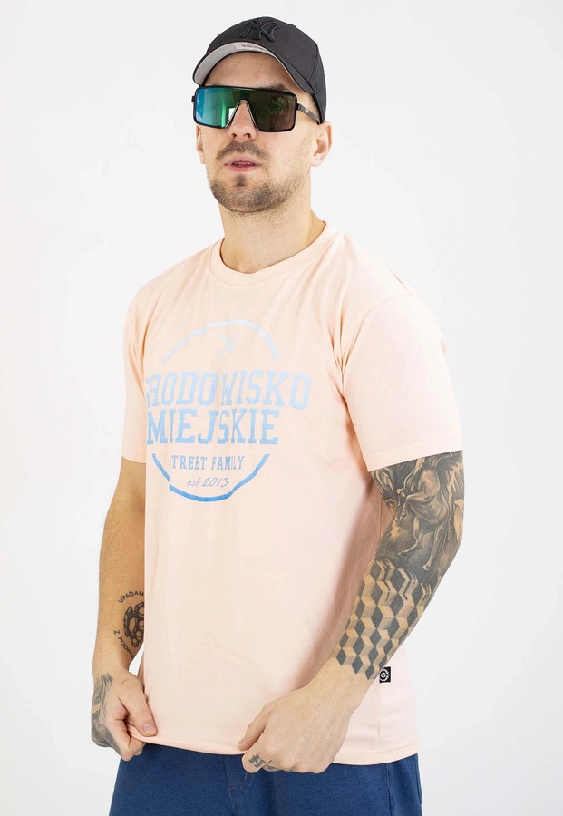 T-shirt Środowisko Miejskie Theme 2.0 łososiowa