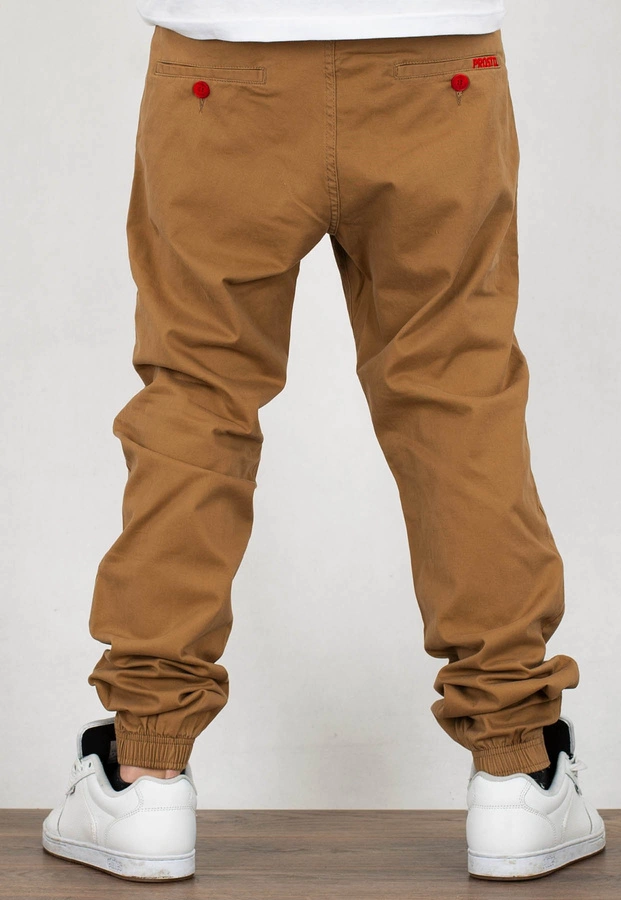 Spodnie Prosto Chino Jogger Call camel