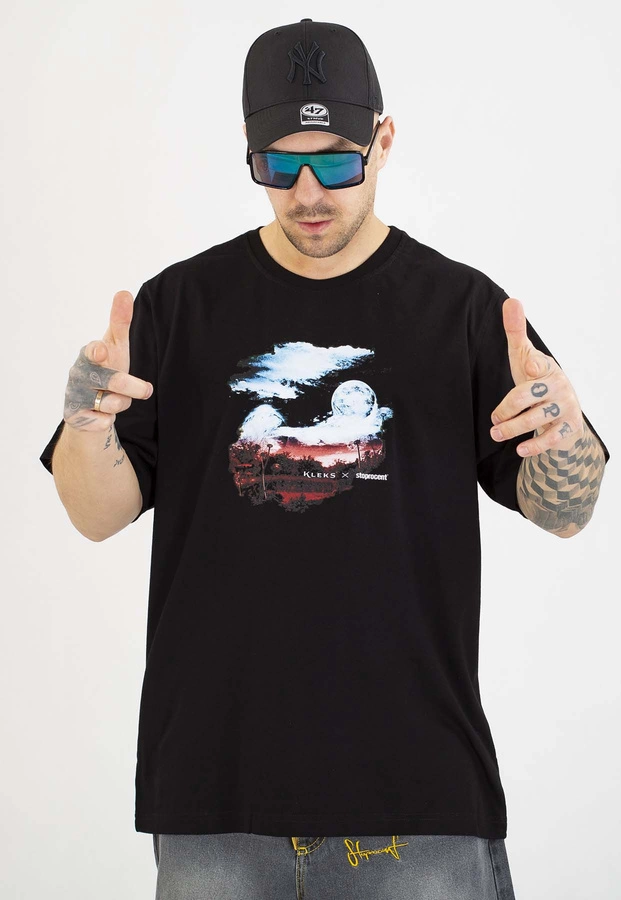 T-shirt Stoprocent Landscape czarny