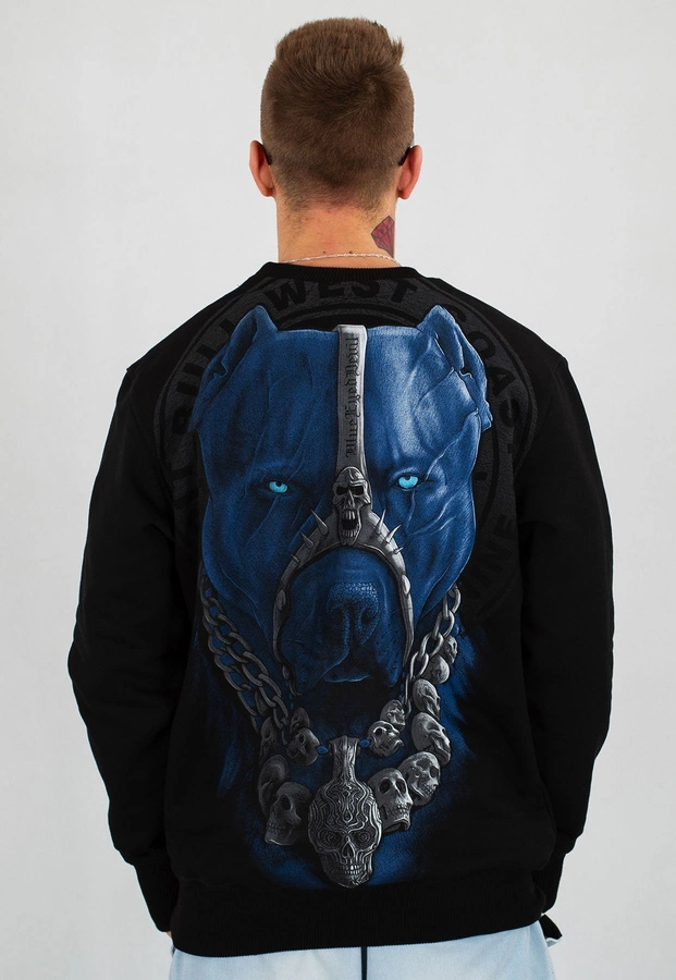 Bluza Pit Bull Skull Dog czarna