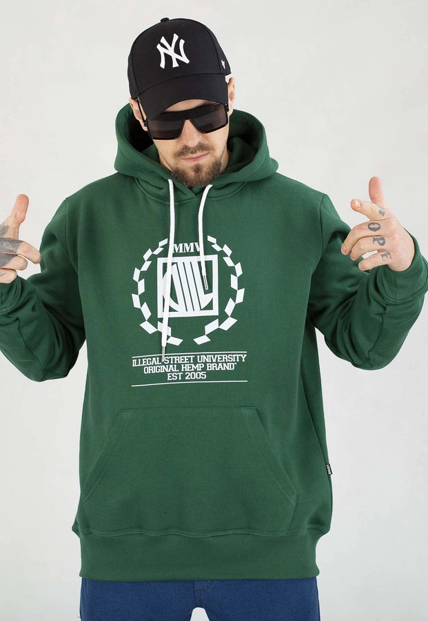 Bluza Diil Z Kapturem Laur zielona