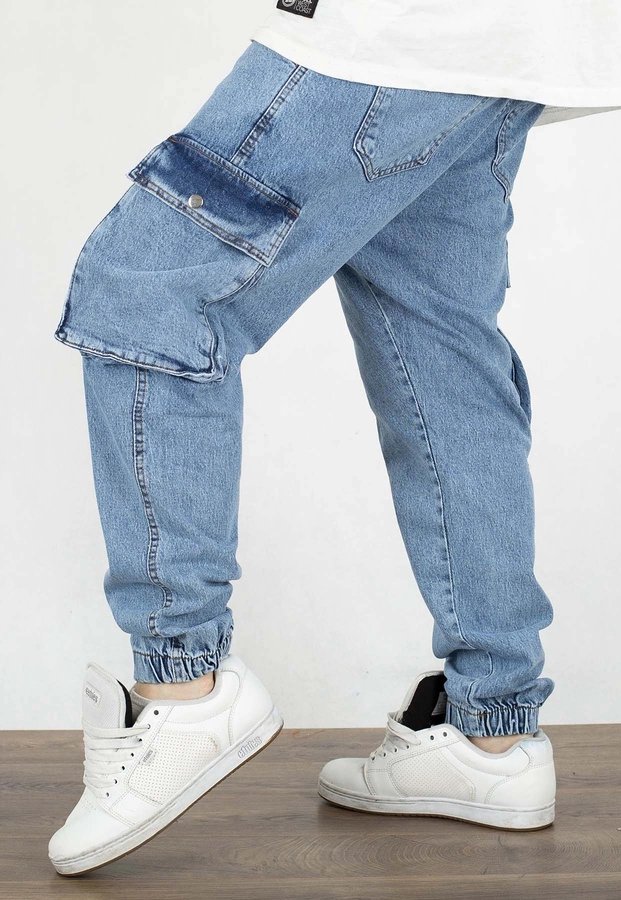 Spodnie I8 Denim BOY40 Joggery Cargo blue bird