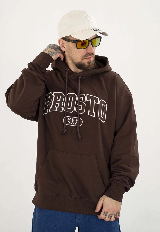 Bluza Prosto Z kapturem Nash brązowa