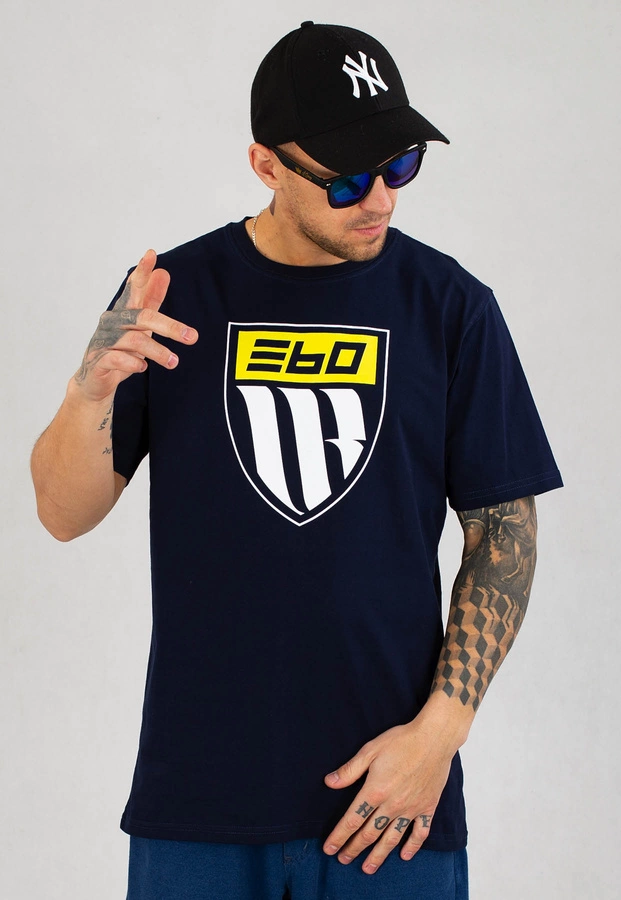 T-shirt 360CLTH Crest granatowy