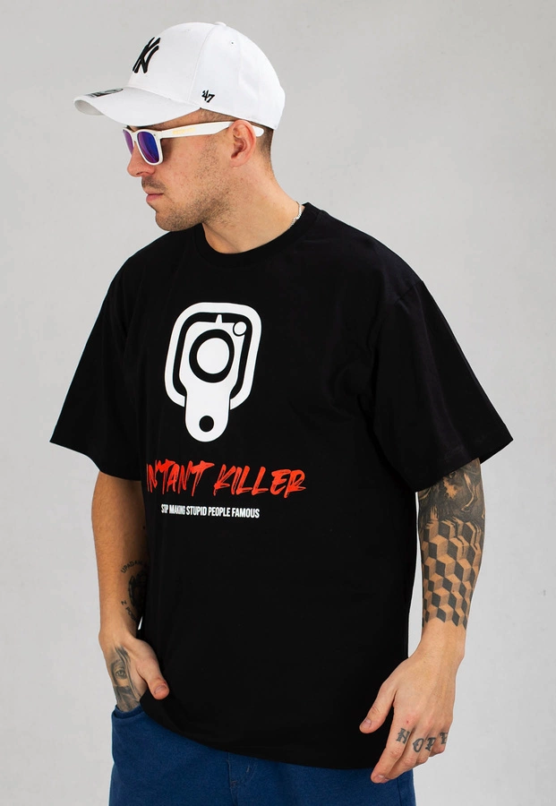 T-shirt RPS Rysiu Peja Solufka Instant Killer czarny