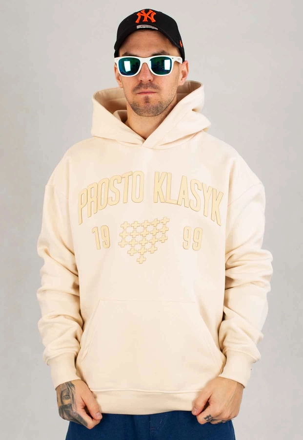 Bluza Prosto Z kapturem Yoffa beżowa
