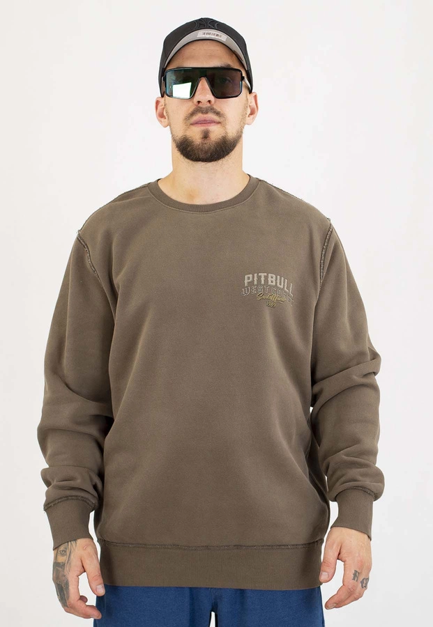 Bluza Pit Bull Bez Kaptura Santa Muerte major olive