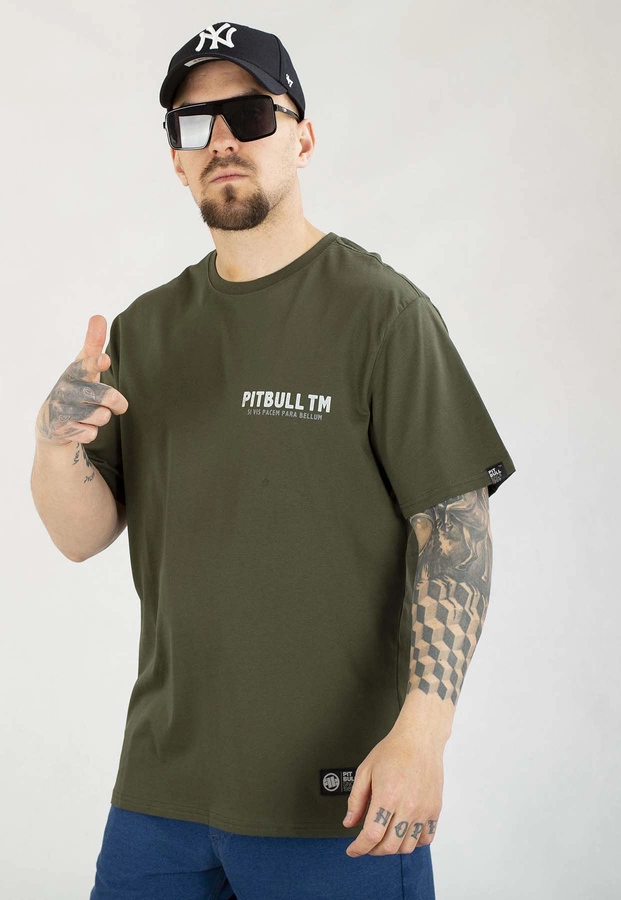T-shirt Pit Bull Para Bellum 170 old green