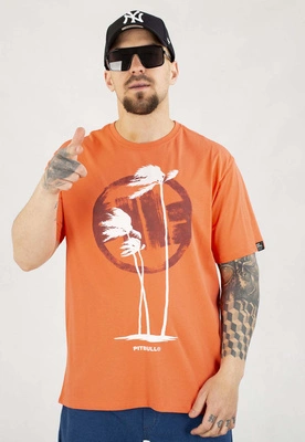 T-shirt Pit Bull Palms 170 bright salmon