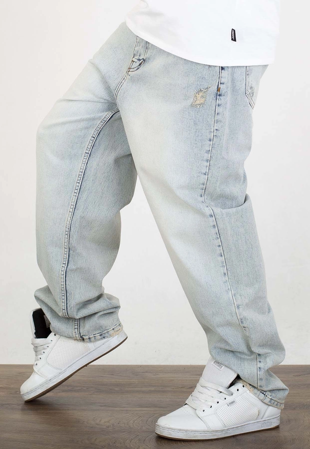 Spodnie I8 Denim BAG100 Baggy light blue