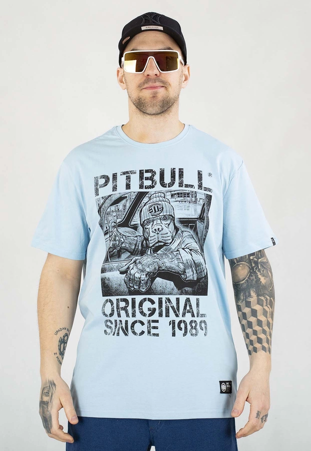 T-shirt Pit Bull 170 Drive light blue