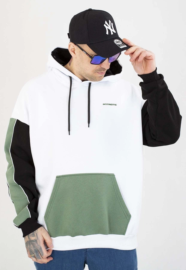 Bluza Patriotic Z Kapturem Solid Punch biała