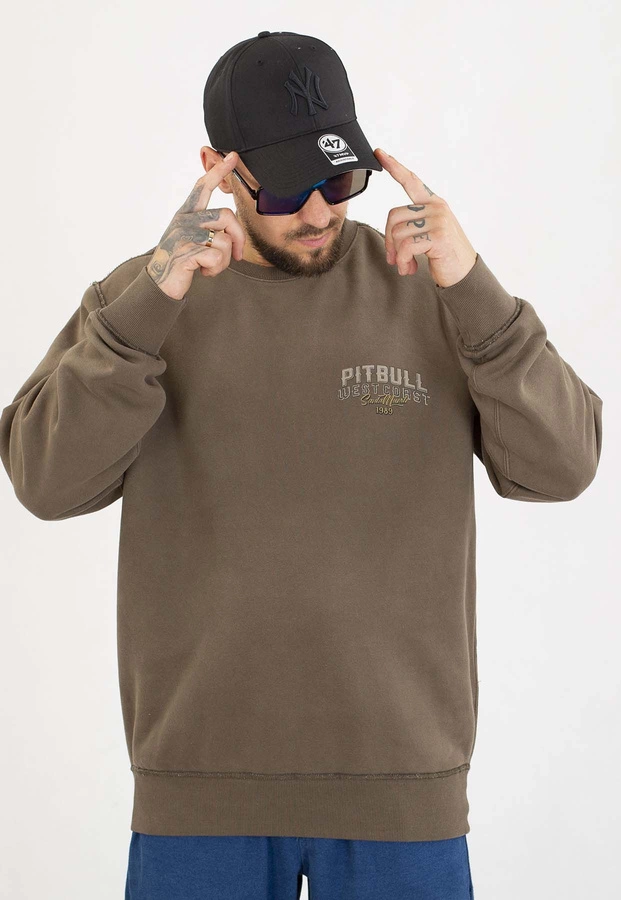 Bluza Pit Bull Bez Kaptura Santa Muerte major olive