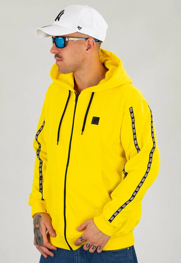 Bluza SSG Zip Premium Logo Tape żółta