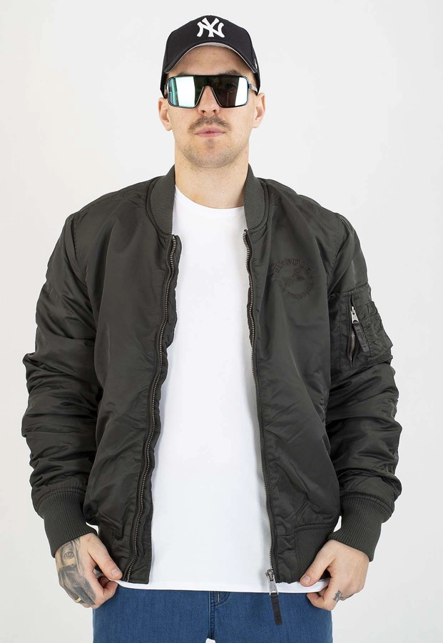 Kurtka Pit Bull Przejściowa Hacket Washed dark green