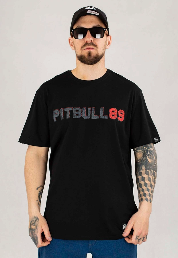 T-shirt Pit Bull Dog 89 czarny