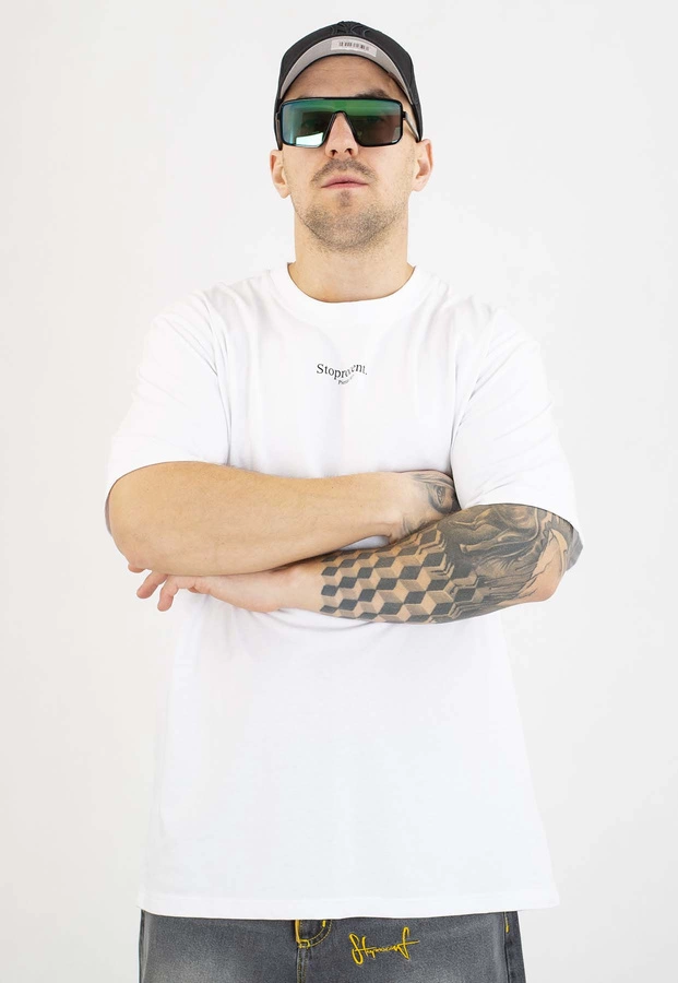 T-shirt Stoprocent PRDLS biały