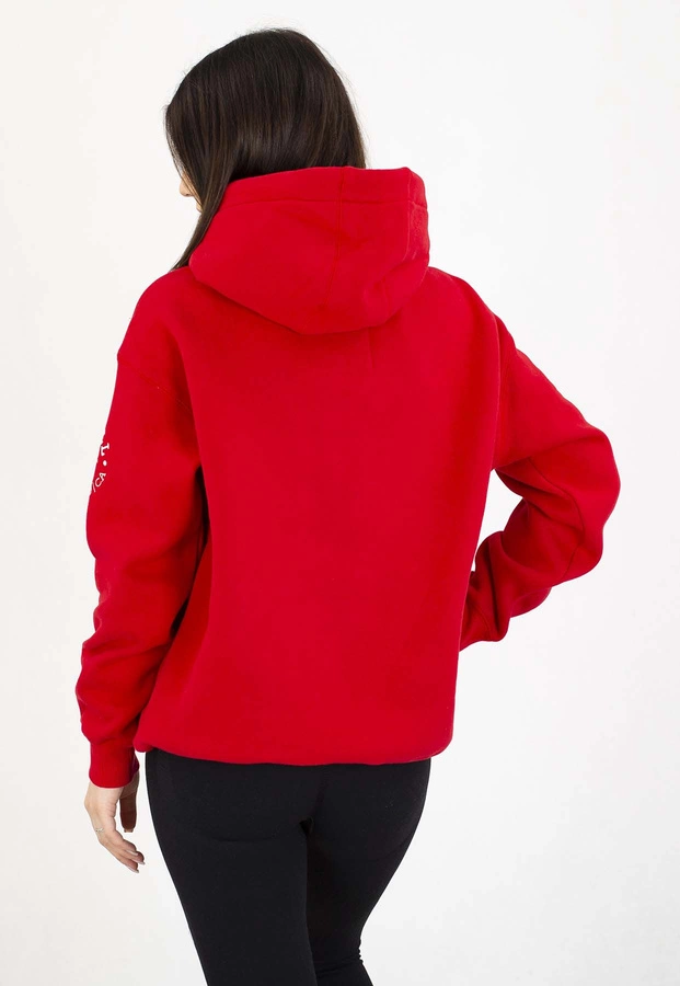 Bluza Pit Bull Z Kapturem Fiora wild red