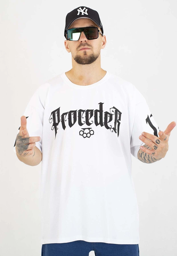 T-shirt Chada Proceder Oversize Proceder 1312 biały