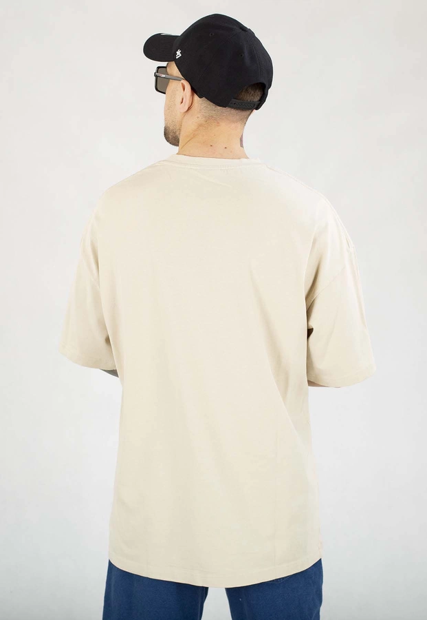 T-shirt Prosto Baggy Box 2.0 beżowy
