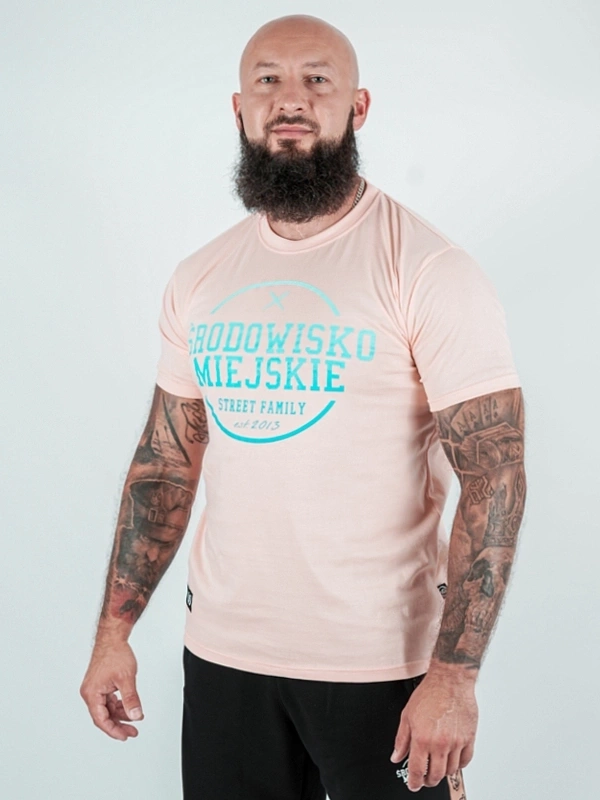 T-shirt Środowisko Miejskie Theme 2.0 łososiowa