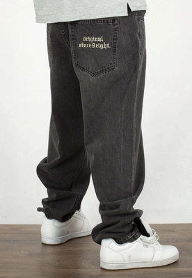 Spodnie Mass Jeans Extra Baggy Fit Bergen black washed