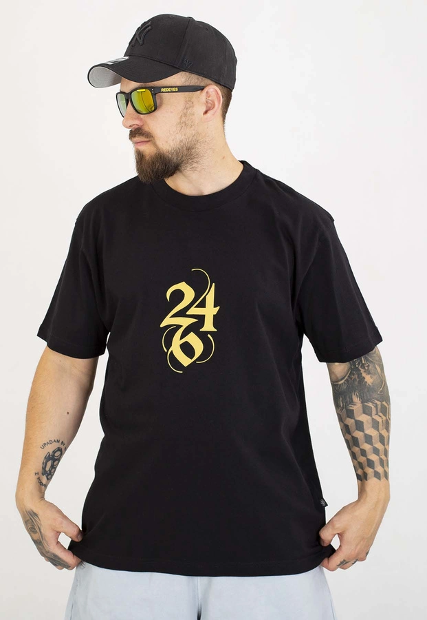 T-shirt Brain Dead Familia Cross 246 czarny