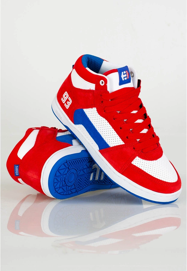 Buty Etnies MC Rap Hi Red White Blue