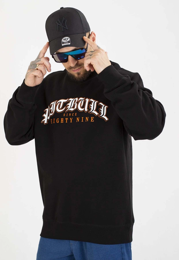 Bluza Pit Bull Bez Kaptura Tattoo czarna