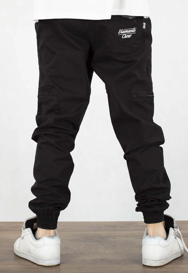 Spodnie Diamante Wear Jogger Unisex Crew Cargo czarne