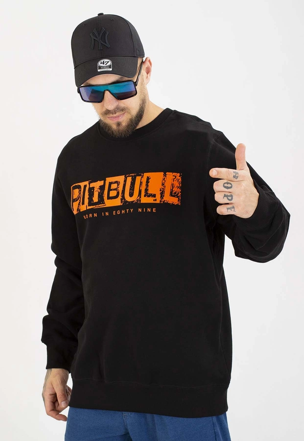 Bluza Pit Bull Bez Kaptura Blacky czarna