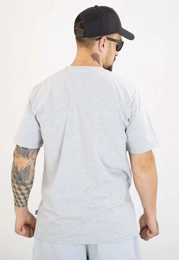 T-shirt Diil Gang szaro biały