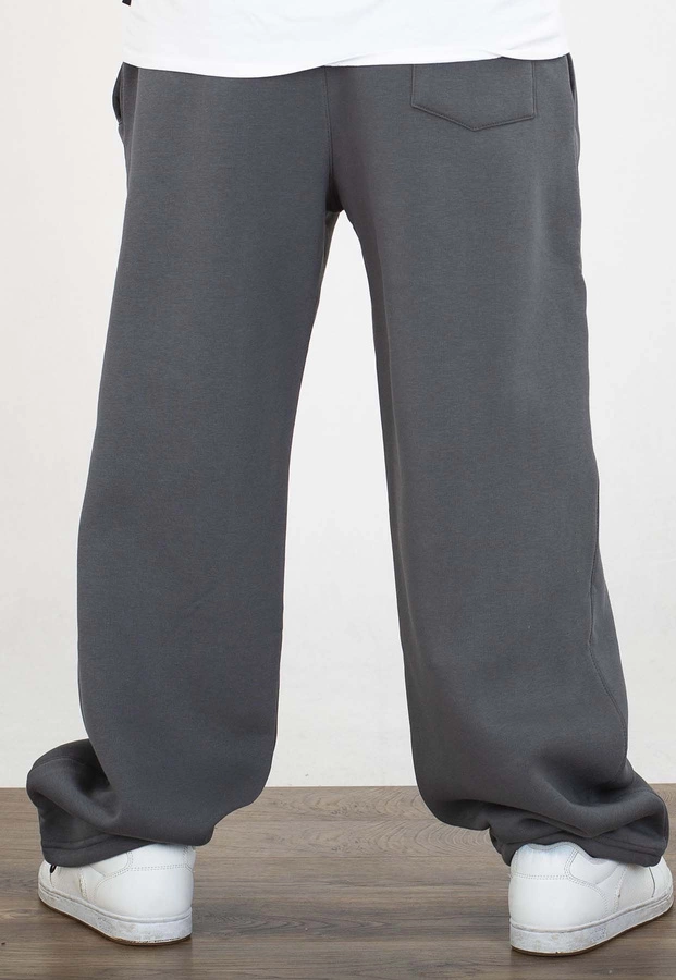 Dresy Jigga Wear Baggy Logo Drawcord Smoked grafitowe