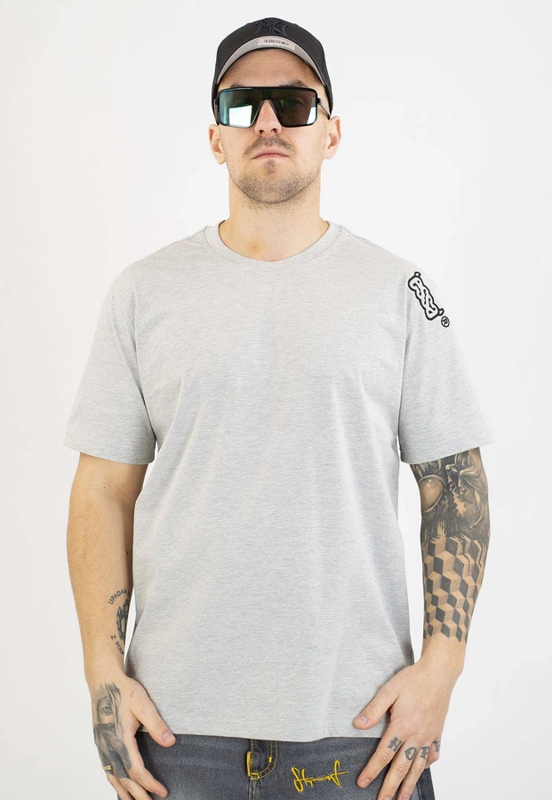 T-shirt Stoprocent Essa Haftbark szary