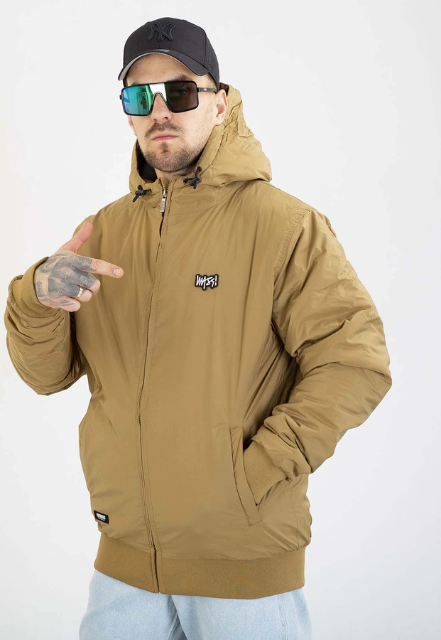 Kurtka Mass Zimowa Signature Patch beżowa